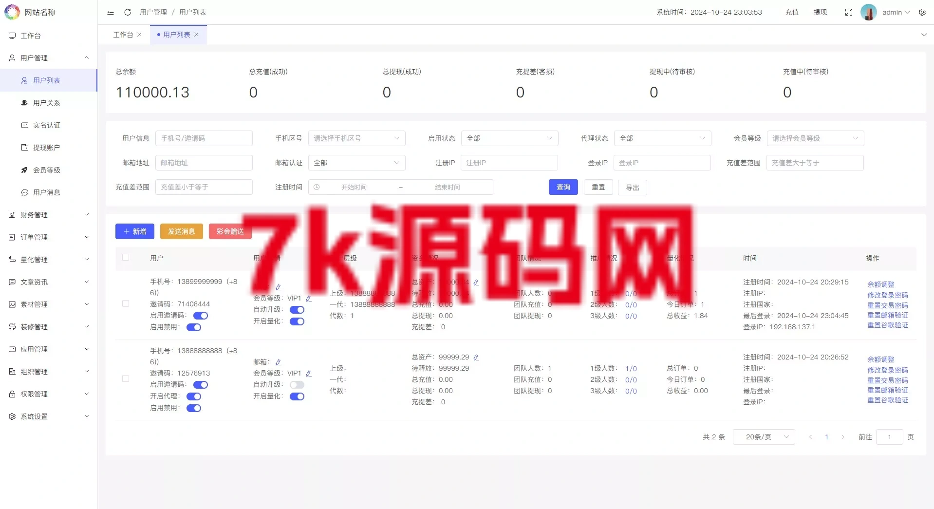 图片[17]-多语言量化理财挖矿虚拟币交易源码/详细部署文档/前后端vue/服务端PHP-7k海外源码-精品源码站