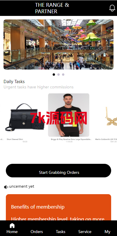 uinapp版多语言抢单刷单系统/连单派单/海外刷单系统-7k海外源码-精品源码站