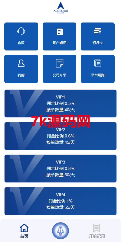 海外多语言APP软件游戏抢单系统/连单卡单/抢单刷单源码-7k海外源码-精品源码站